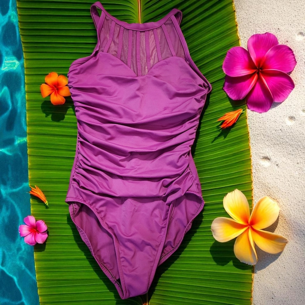 MagicSuit Swimsuit DONT MESH WITH ME One Piece Womens Sz 8